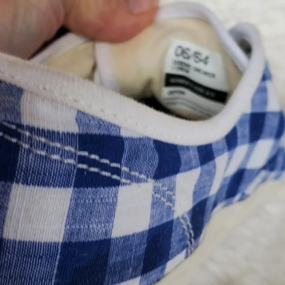 SeaVees for J. Crew‎  Gingham Legend  plaid sneakers 6